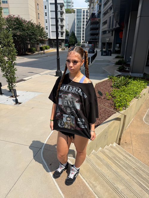 LUXE WHAT WOULD I DO ¿ BLACK TEE