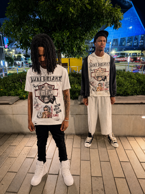 LUXE WHAT WOULD I DO ¿ WHITE TEE